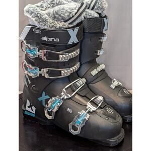 Ski boots Alpina X5L Womens Ski Boot Sz 9 26.5 Black and Blue